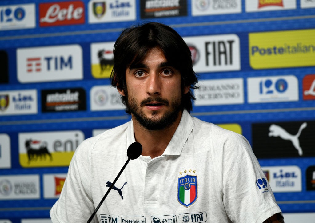 Mattia Perin con la Nazionale