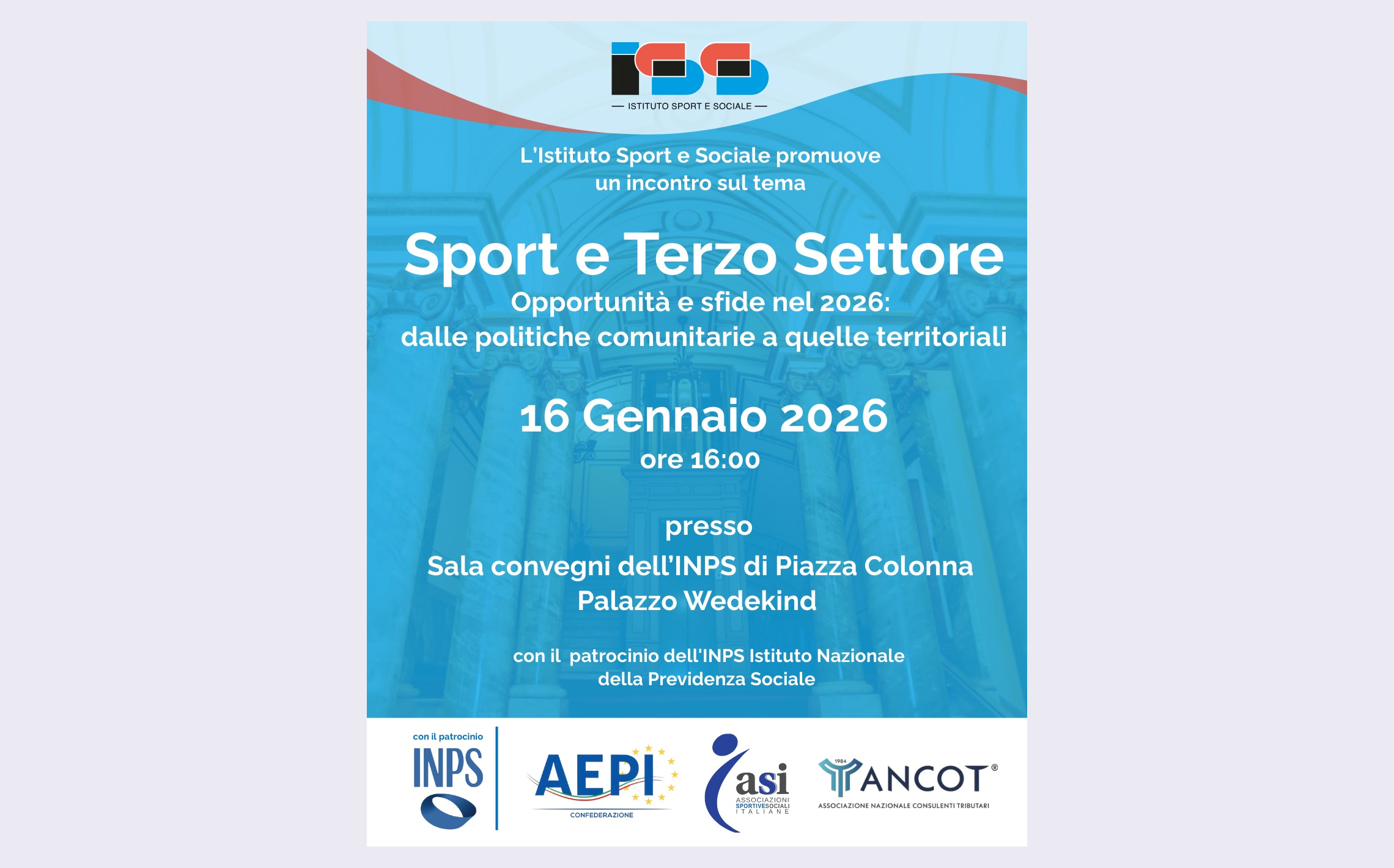 ROMA: CONVEGNO SPORT E TERZO SETTORE