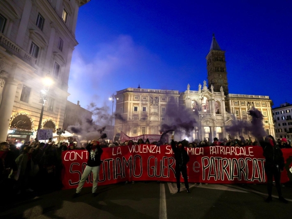 violenza di genere report 2025 nel lazio rieti roma frosinone latina viterbo infolazio24 informazione_roma manifestazione non una di meno
