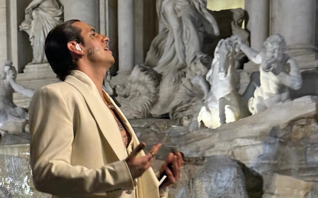 ACHILLE LAURO E LA FONTANA DI TREVI. L’ALBUM, IL TOUR