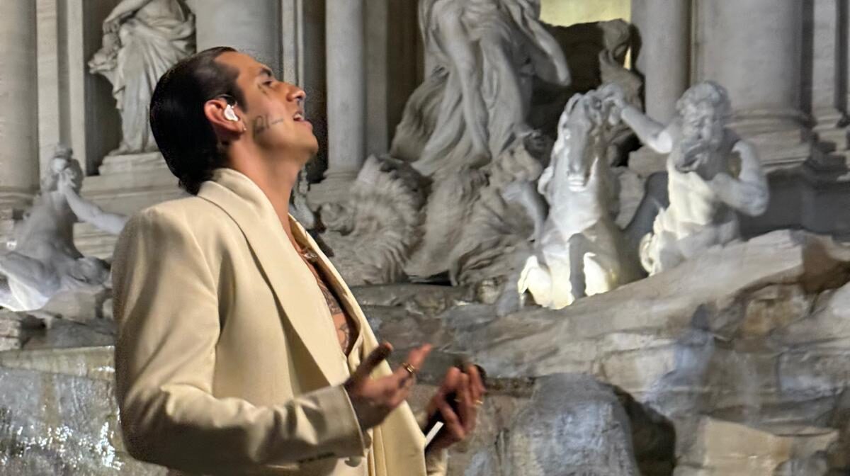ACHILLE LAURO E LA FONTANA DI TREVI. L’ALBUM, IL TOUR