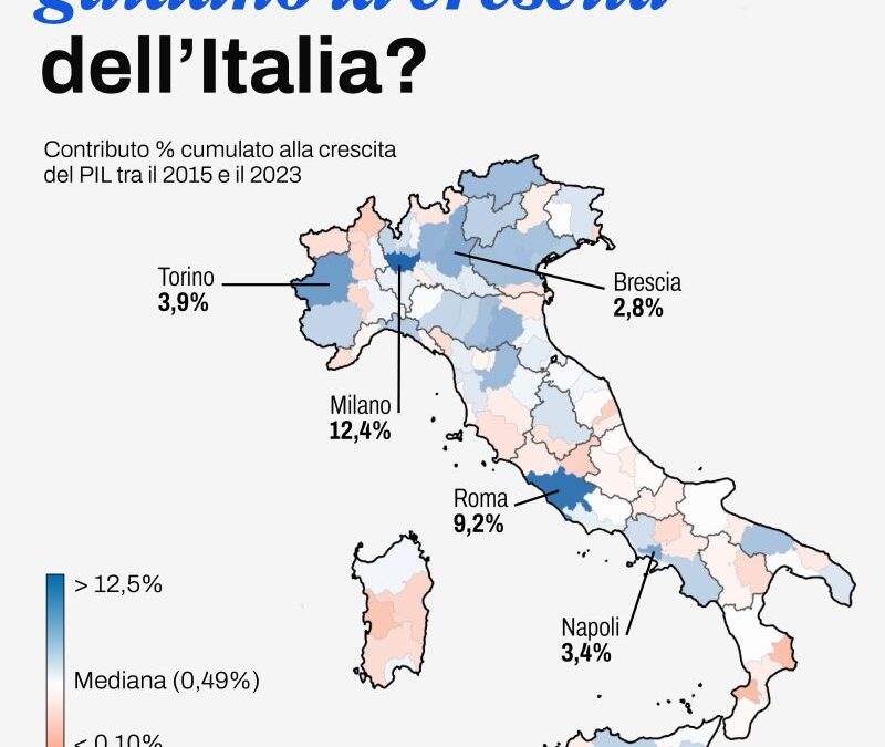 QUALI PROVINCE GUIDANO LA CRESCITA IN ITALIA