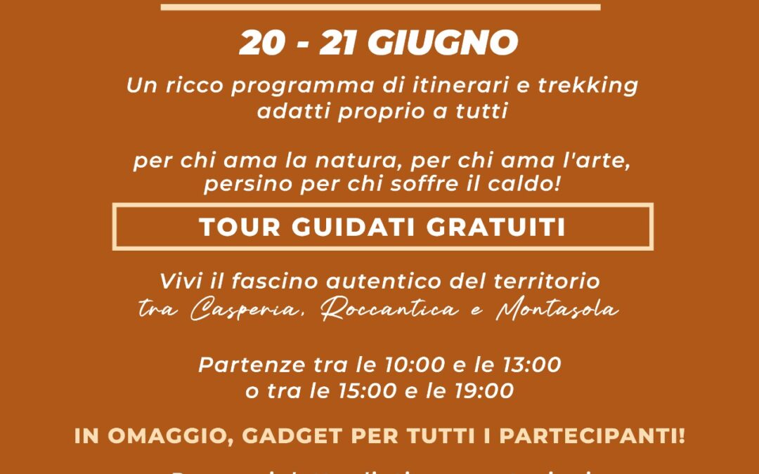 MEDIOEVO IN MOVIMENTO: ULTIMI POSTI PER VIVERE IL TERRITORIO TRA NATURA, BORGHI E ANTICHI SENTIERI