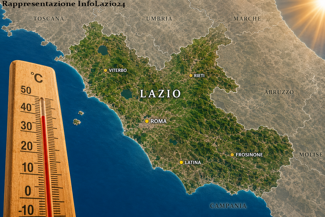 DA DOMANI PRIMO CALDO NEL LAZIO