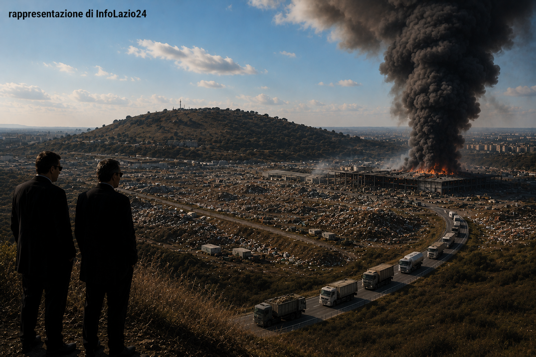 malagrotta discarica rifiuti sostenibile progetto rigenerazione green fotovoltaico storia incendi criminalità politica appalto informazione Lazio_InfoLazio24_RAPPRESENTAZIONE